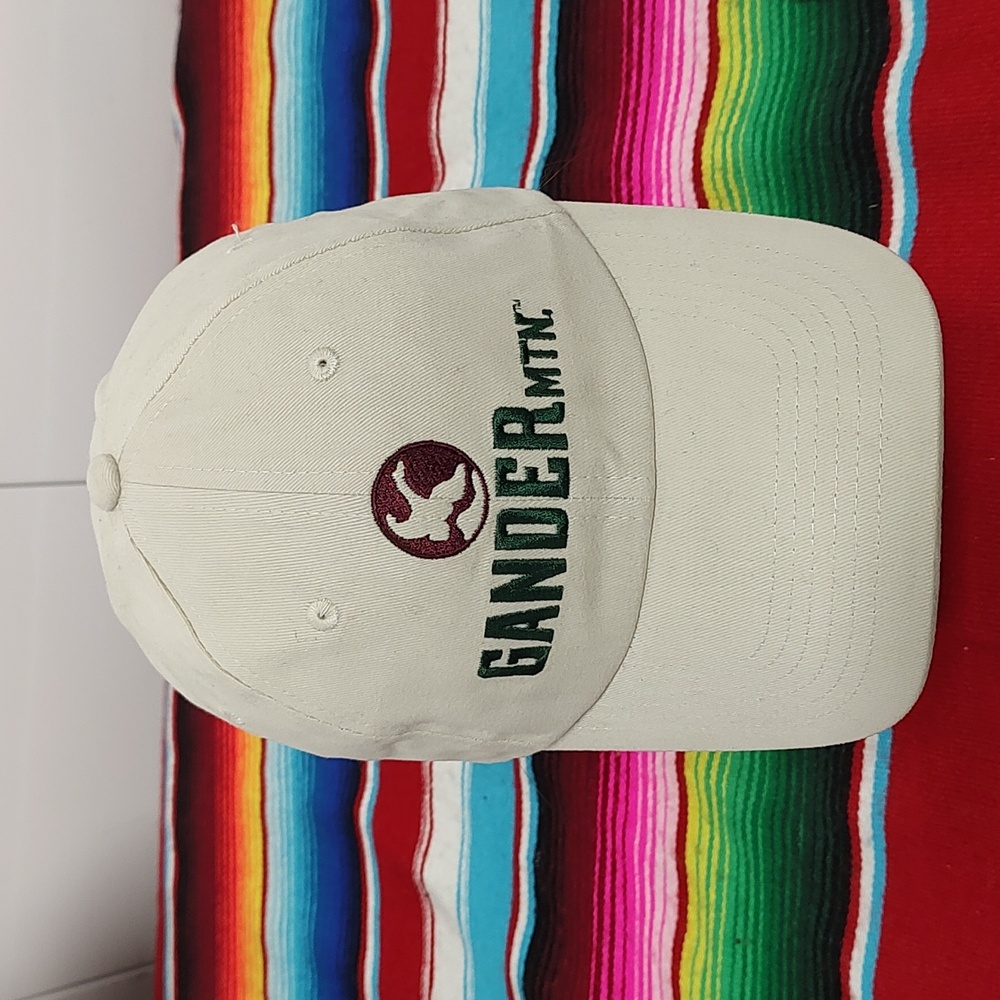 Gander Mountain Embroidered Logo Beige Strap-on Cap Hat